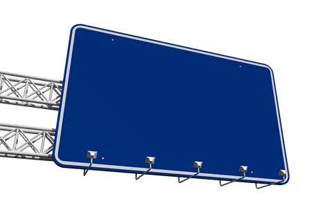 blue guidepost vector illustration on transparent background - Download Free Stock Videos Pikwizard.com