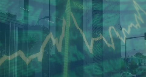Stock Trends Overlaid on Modern Cityscape Symbolizing Global Business - Download Free Stock Images Pikwizard.com