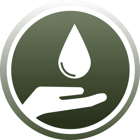 transparent green ecological symbol with hand and water drop - Download Free Stock Videos Pikwizard.com
