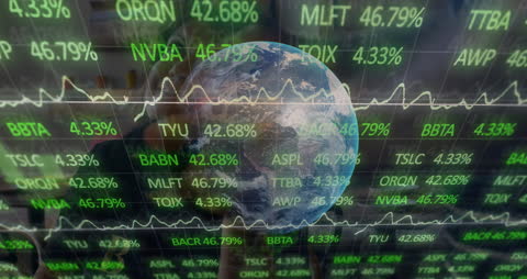 Emerging Global Financial Trends Animation