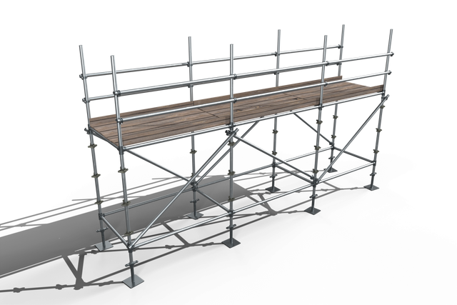 3D Metal Scaffolding Structure Render on Transparent Background - Download Free Stock Videos Pikwizard.com