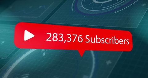 Social Media Subscribers Notification Badge Display - Download Free Stock Images Pikwizard.com