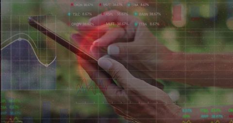 Analyzing Stock Market Trends with Touchscreen Device