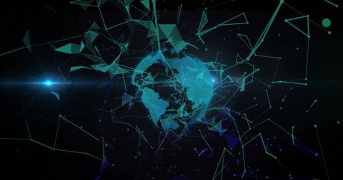 Digital Global Network with Futuristic Connections - Download Free Stock Images Pikwizard.com