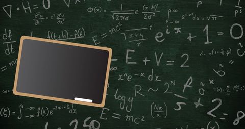 Creative Education Concept with Blackboard and Complex Equations - Download Free Stock Images Pikwizard.com