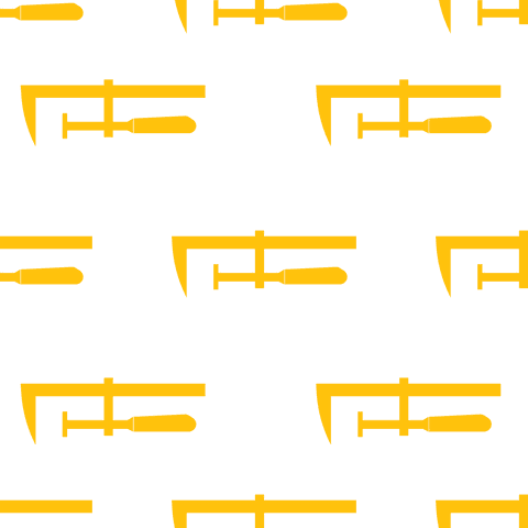 stylized yellow tool pattern on transparent background - Download Free Stock Videos Pikwizard.com