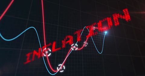 Digital Inflation Analysis with Economic Data Chart - Download Free Stock Images Pikwizard.com