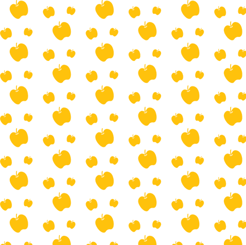 Yellow Apples on Transparent Background Pattern for Design - Download Free Stock Videos Pikwizard.com