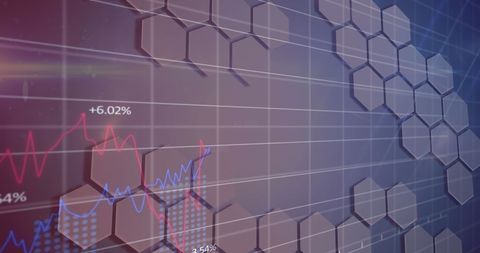 Digital Data Representation with Geometric Patterns and Graphs - Download Free Stock Images Pikwizard.com