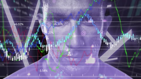 Futuristic Financial Data Visualization with Meticulous Investor