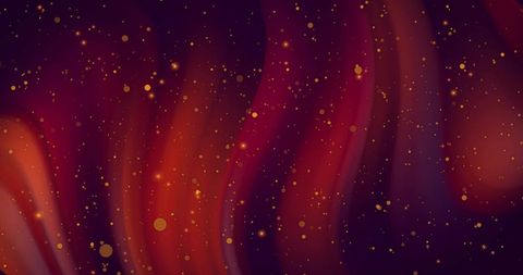 Glowing Yellow Light Spots on Dynamic Red Waves in Abstract Space - Download Free Stock Images Pikwizard.com