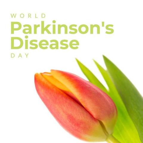 World Parkinson's Day Tulip Theme with Copy Space - Download Free Stock Templates Pikwizard.com