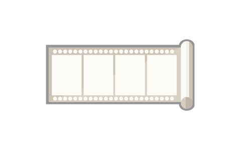 Blank Camera Film Strip on Transparent Background for Editing Projects - Download Free Stock Videos Pikwizard.com