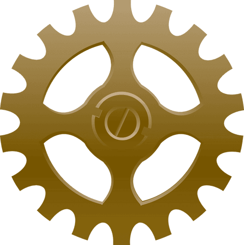 golden gear wheel on transparent background ideal for industrial design concept - Download Free Stock Videos Pikwizard.com
