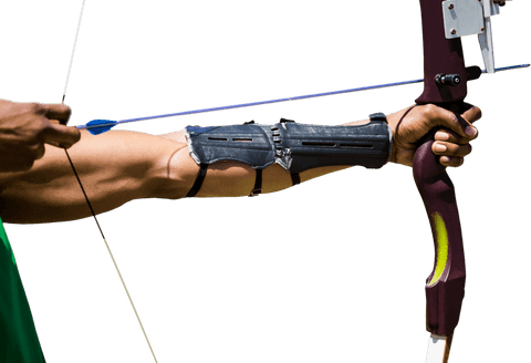 transparent hands of african american sportsman with archery bow - Download Free Stock Videos Pikwizard.com