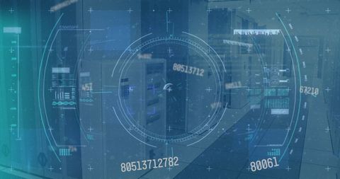 Digital Interface with Data Processing in Modern Office - Download Free Stock Images Pikwizard.com