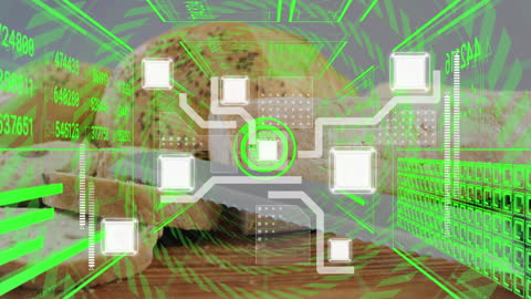 Futuristic Circuit Technology and Global Networking Concept