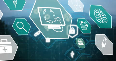 Digital Medical Innovation Illustrating Global Connectivity