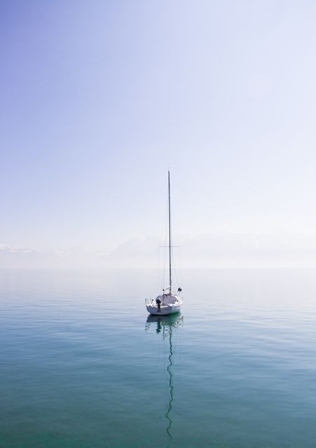 White Boat on the Middle of Body of Water - Download Free Stock Photos Pikwizard.com
