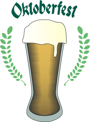 oktoberfest beer with wheat border on transparent background - Download Free Stock Videos Pikwizard.com