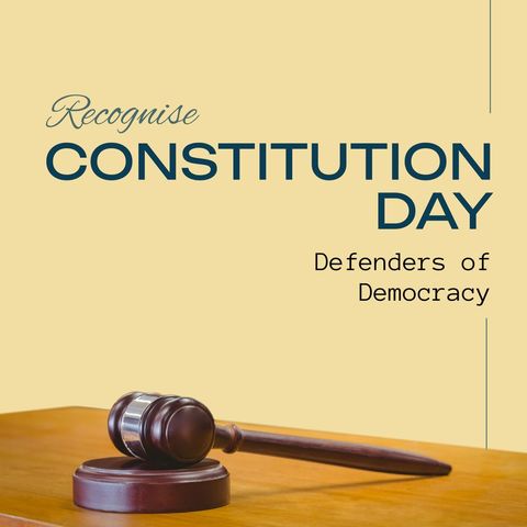 Recognizing Constitution Day: Defender of Democracy Artwork - Download Free Stock Templates Pikwizard.com