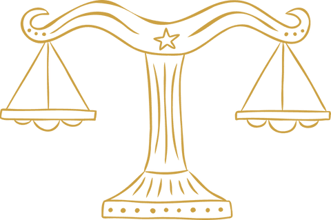 golden libra scale illustration with transparent background - Download Free Stock Videos Pikwizard.com