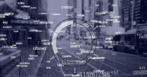 Global Network Connections Over Busy Cityscape - Download Free Stock Images Pikwizard.com