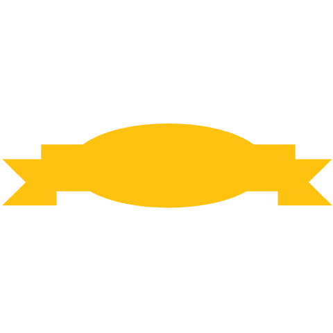 Yellow Badge with Ribbon on Transparent Background - Download Free Stock Videos Pikwizard.com