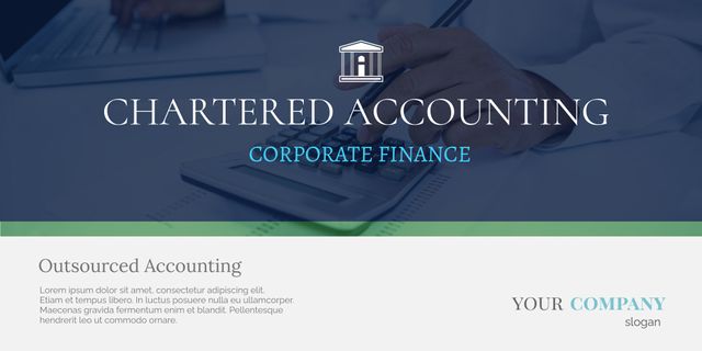 Chartered Accounting Corporate Finance Outsourced Services - Download Free Stock Templates Pikwizard.com