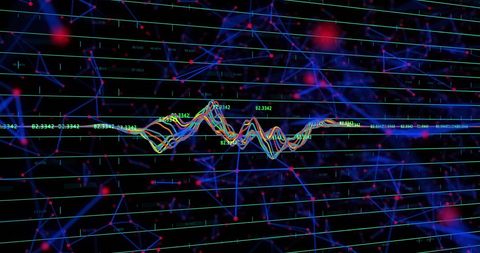 Dynamic Data and Graphs on Digital Screen - Download Free Stock Images Pikwizard.com