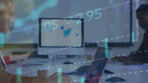 Corporate Team Analyzing Data with Privacy Valley Metrics Overweight