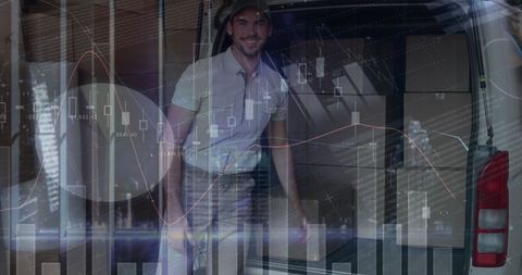 Delivery personnel and data analysis overlay concept