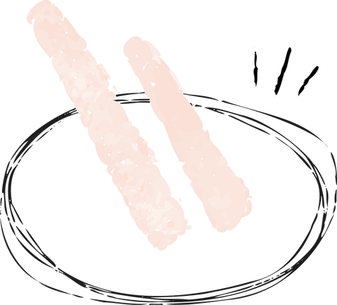 minimalist flat design breaded sticks on transparent background - Download Free Stock Videos Pikwizard.com