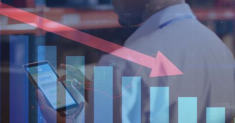 Data Analysis with Economic Downturn Indicator in Warehouse - Download Free Stock Images Pikwizard.com