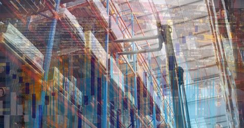 statistical analysis with warehouse logistics technology - Download Free Stock Images Pikwizard.com