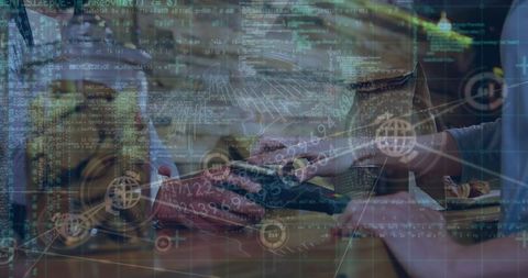 Diverse Individuals Employing Smartphone Payment in Digital World