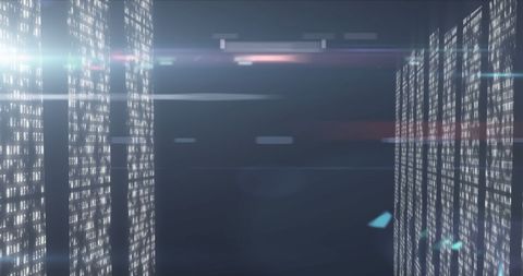 Glowing QR Code with Data Elements on Dark Digital Background - Download Free Stock Images Pikwizard.com