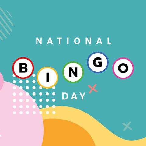 colorful national bingo day celebration poster - Download Free Stock Templates Pikwizard.com