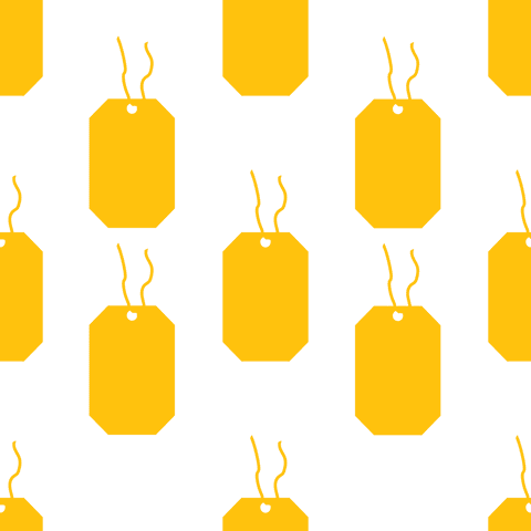 yellow tag pattern vector on transparent background - Download Free Stock Videos Pikwizard.com