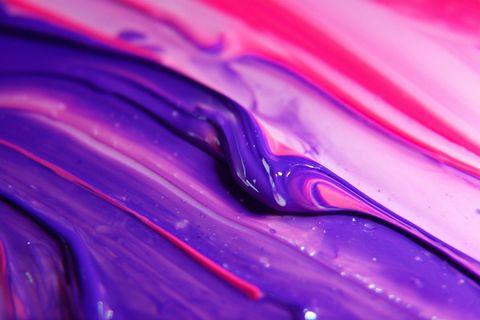 Flowing Abstract with Vibrant Purple and Pink Waves