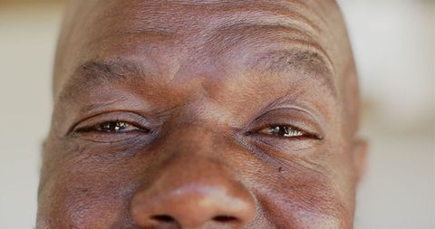 Close-up of mature man with wisdom lines
