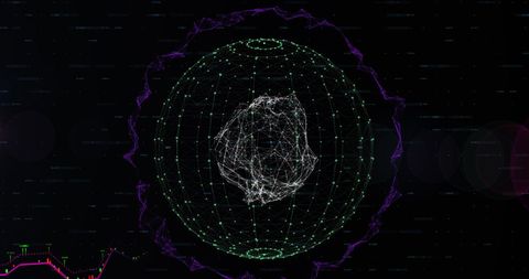 Abstract Digital Globe Illustrating Global Connectivity - Download Free Stock Images Pikwizard.com