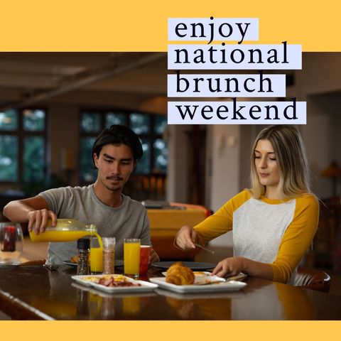 couple enjoys multicultural brunch together at home - Download Free Stock Templates Pikwizard.com