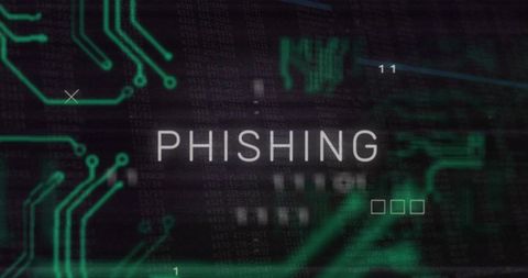 Phishing Alert Over Digital Data Processing Interface - Download Free Stock Images Pikwizard.com
