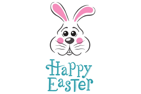 funny bunny easter greeting on transparent background - Download Free Stock Videos Pikwizard.com