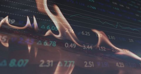 financial data and market volatility concept - Download Free Stock Images Pikwizard.com