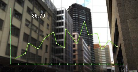 Dynamic Data Integration Overlapping City Skyline - Download Free Stock Images Pikwizard.com