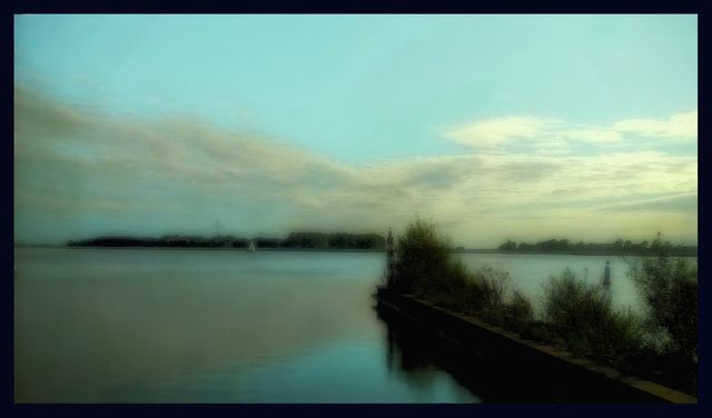 Serene Lake With Calm Waters and Cloudy Sky in Early Morning - Download Free Stock Images Pikwizard.com