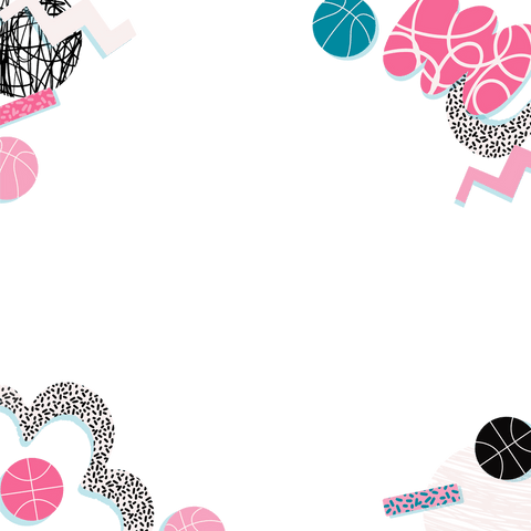 basketball and memphis border with transparent copy space - Download Free Stock Videos Pikwizard.com