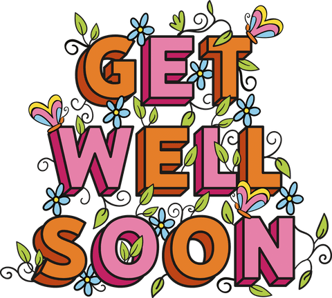 Colorful Get Well Soon Illustration on Transparent Background - Download Free Stock Videos Pikwizard.com